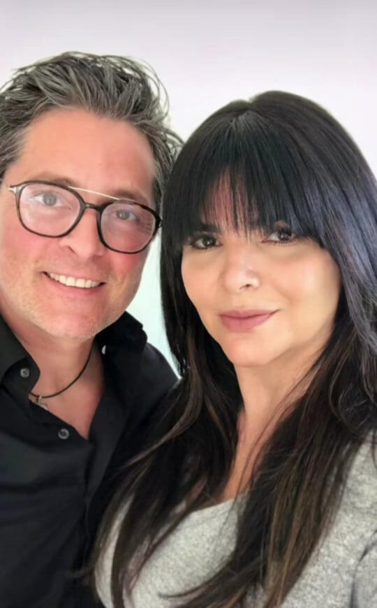 with his wife Jennifer